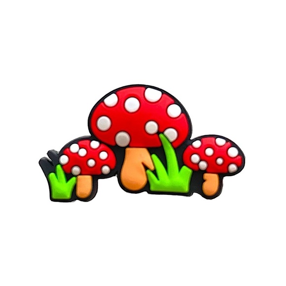 3/$10💥 Mushroom Croc Charm - Picture 1 of 3